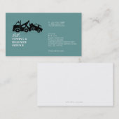 Carte d'entreprise de services de naufrageur de (Devant / Derrière)