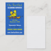 Carte d'entreprise de services de nettoyage (Devant / Derrière)