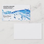 Carte d'entreprise de services de nettoyage de (Devant / Derrière)