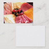 Carte d'entreprise de services de nourriture (Devant / Derrière)