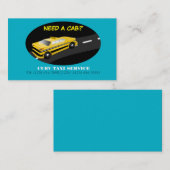 Carte d'entreprise de services de taxi (Devant / Derrière)