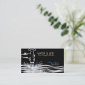 Carte d'entreprise de services de tuyauterie de (Debout devant)