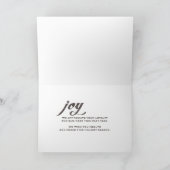 Carte d'entreprise de vacances de San Francisco (Intérieur)