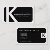 carte d'entreprise d'or de loi de 311-Sleek | (Devant / Derrière)