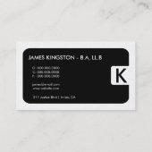 carte d'entreprise d'or de loi de 311-Sleek | (Dos)