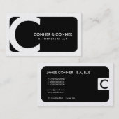 carte d'entreprise d'or de loi de 311-Sleek | (Devant / Derrière)