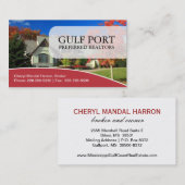 Carte d'entreprise immobilière (Devant / Derrière)