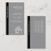 Carte d'entreprise immobilière (Devant / Derrière)