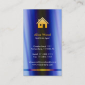 Carte d'entreprise immobilière (Dos)