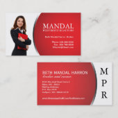 Carte d'entreprise immobilière (Devant / Derrière)