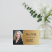 Carte d'entreprise immobilière (Debout devant)