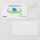 Carte d'entreprise immobilière (Devant / Derrière)