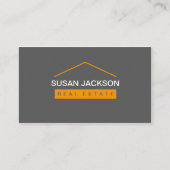 Carte d'entreprise immobilière (Devant)