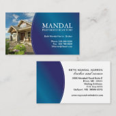 Carte d'entreprise immobilière (Devant / Derrière)