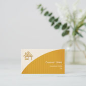 Carte d'entreprise immobilière (Debout devant)