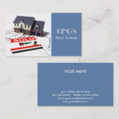 Carte d'entreprise immobilière (Devant / Derrière)