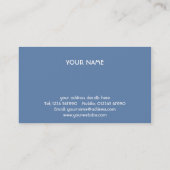 Carte d'entreprise immobilière (Dos)