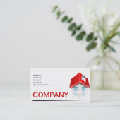 Carte d'entreprise immobilière (Debout devant)