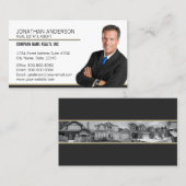 Carte d'entreprise immobilière du siècle 21 (Devant / Derrière)