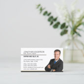 Carte d'entreprise immobilière du siècle 21 (Debout devant)