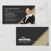 Carte d'entreprise immobilière du siècle 21 (Devant / Derrière)