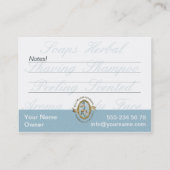 Carte d'entreprise industrielle de savon (Dos)