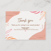 Carte d'entreprise Nouveau design (Dos)