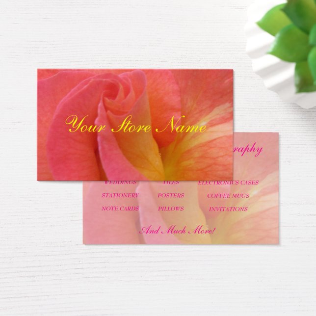 Carte d'entreprise— Rose "Mardi Gras" (Bureau)