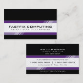 CARTE D'ENTREPRISE technologie moderne (Devant / Derrière)