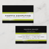 CARTE D'ENTREPRISE technologie moderne (Devant / Derrière)