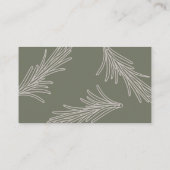 Carte d'entretien aux bougies Rosemary Apothecary  (Dos)