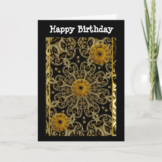 Carte Dents de machines de rouille de Steampunk (Devant)