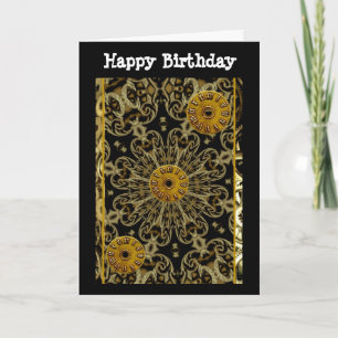 Carte Dents de machines de rouille de Steampunk