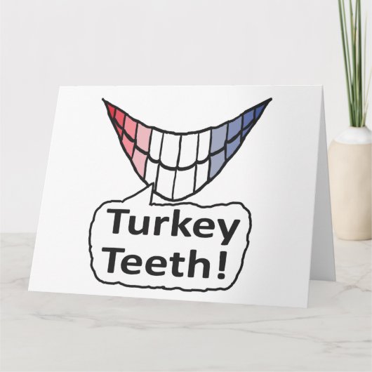 Carte Dents de Turquie (Devant)