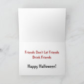 Carte Dents d'Halloween Vampire (Intérieur)