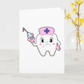 Carte Dents d'infirmière avec seringue.PNG (Fleur jaune)