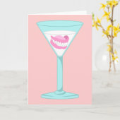 Carte Dentures Faux dents Martini (Fleur jaune)