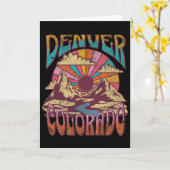 Carte Denver Colorado (Fleur jaune)
