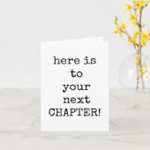 Carte Départ De Coworker, Chapitre Suivant, Adieu, Bonne (Fleur jaune)