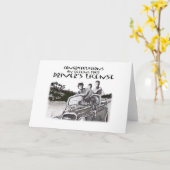 Carte dépassement de l'examen de conduite, félicitations (Fleur jaune)