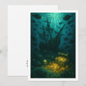 Carte d'épave de Montauk Salvat Co. 5x7 (Devant / Derrière)