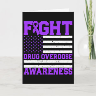 Carte Dépendance Awareness Usa Drapeau Amérique Surdosag