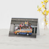 Carte Déplacement (Fleur jaune)