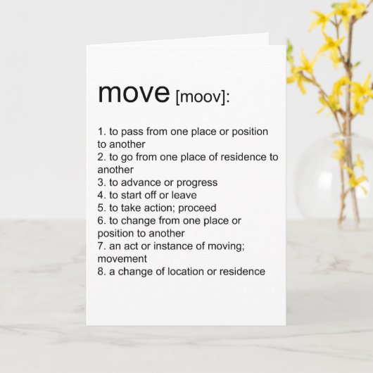 Carte déplacer défini (Fleur jaune)