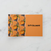 Carte Déplaisant Funny Halloween Danser Citrouille coule (Intérieur)