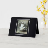 Carte déplaisant HallOWeeN (Fleur jaune)