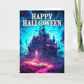 Carte Déplaisant Haunted Mansion | Bonne Halloween (Devant)