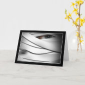 Carte Déplaisante effrayante une teinte Halloween maman (Fleur jaune)