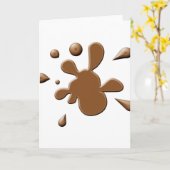 Carte Déploiement de peinture Brown (Fleur jaune)