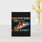 Carte Déposer Comme Un Pro (Fleur jaune)